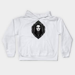 Morticia addams Kids Hoodie